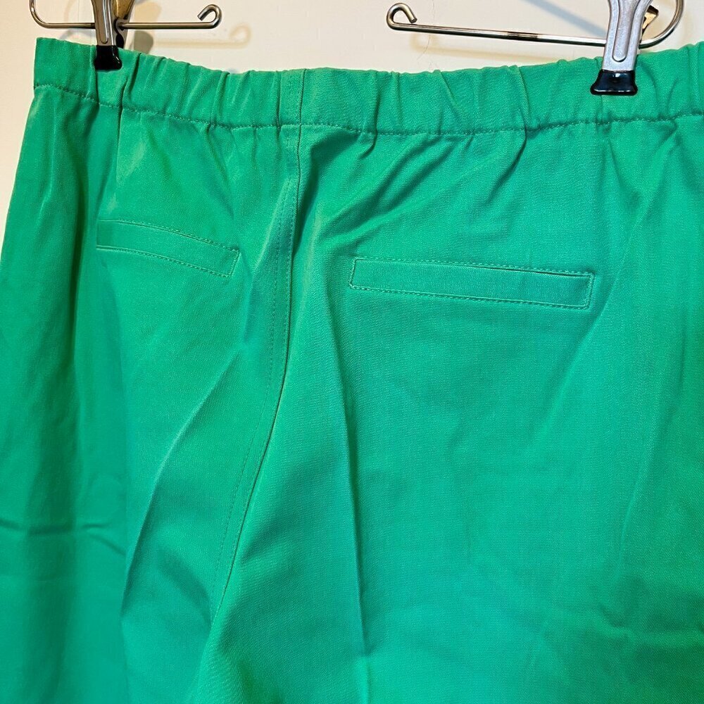 Isaac Mizrahi Live! 24/7 Stretch Cropped Pull-On Pants Shamrock green NWOT - Picture 6 of 11